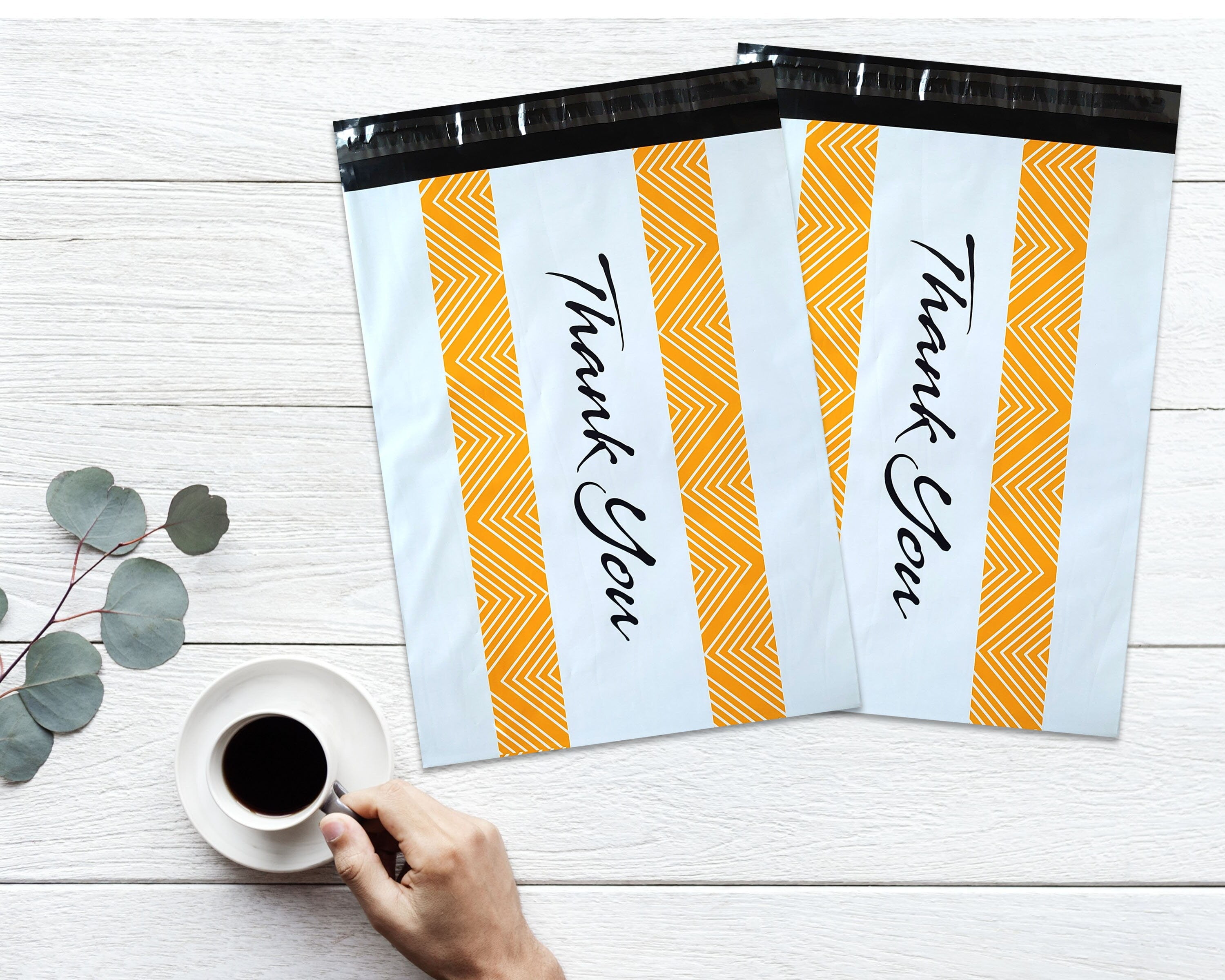 10 Designs! Ultimate Thank you Poly Mailers Collection, 10x13" Combo