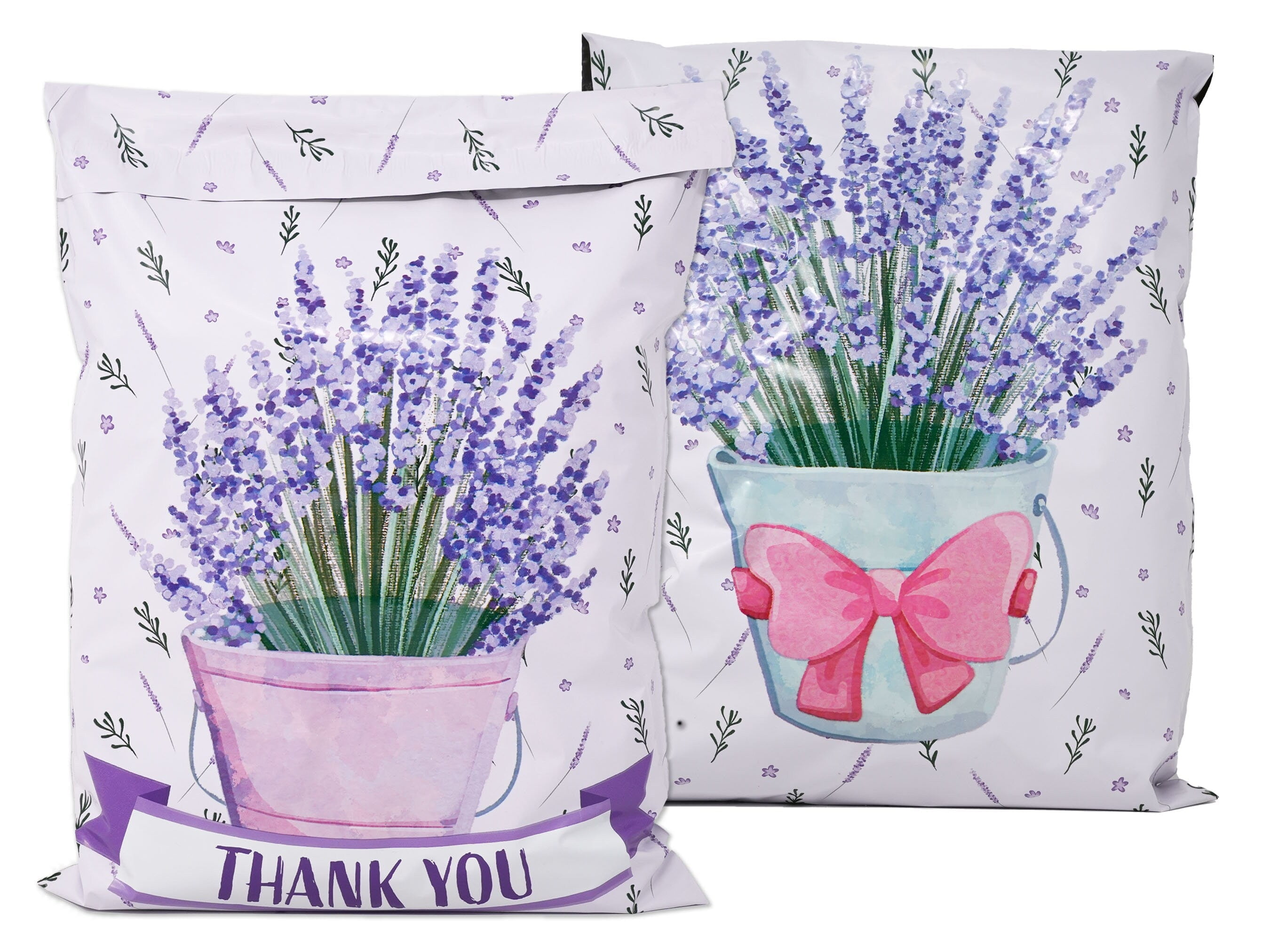 10 Designs! Ultimate Thank you Poly Mailers Collection, 10x13" Combo