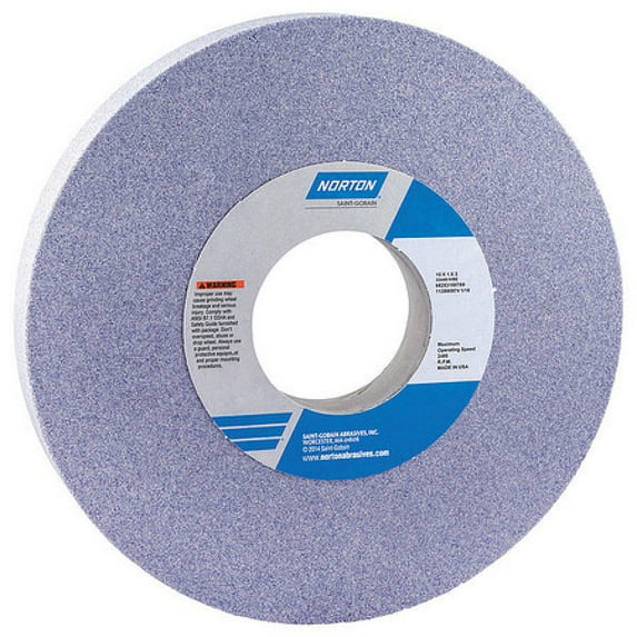 Grinding Wheel, T1, 10x1x3, Aluminum Oxide, 60G, Med, Prpl