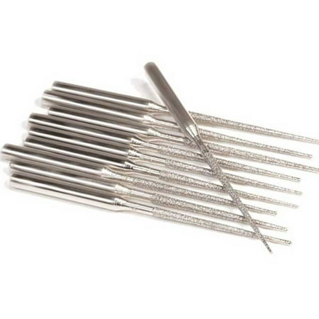 10 Diamond Coated Bead Reamers Beading Jewelers Design & Repair Tools