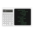 thumbnail image 1 of 10 Digit Calculator with Writing Tablet Time Function LCD Display Desk Calculator with Erasable Handwriting Notepad Basic Calculator for Office School Home Business, 1 of 9
