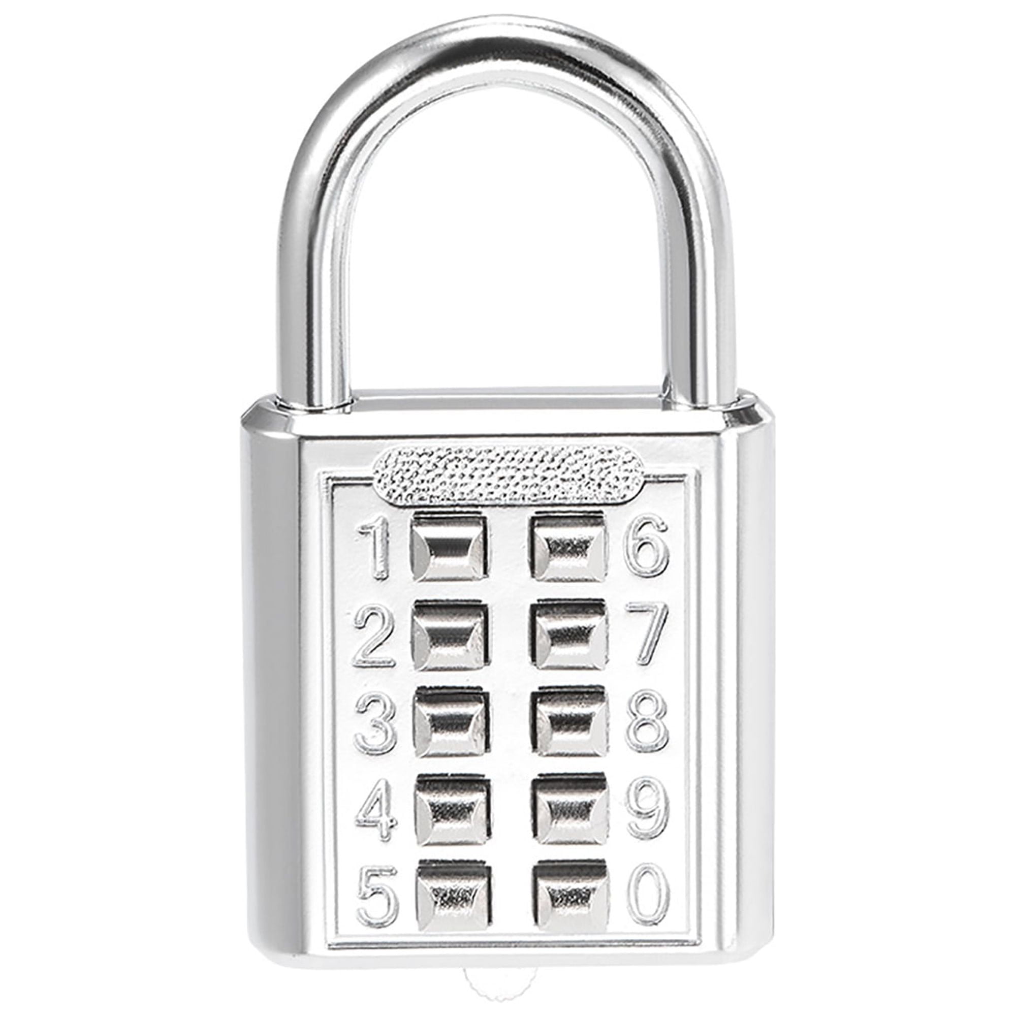 Uxcell Small Combination Lock 11.8 Inch, 1 Pack 3 Digit Padlock for Gym  Locker, White