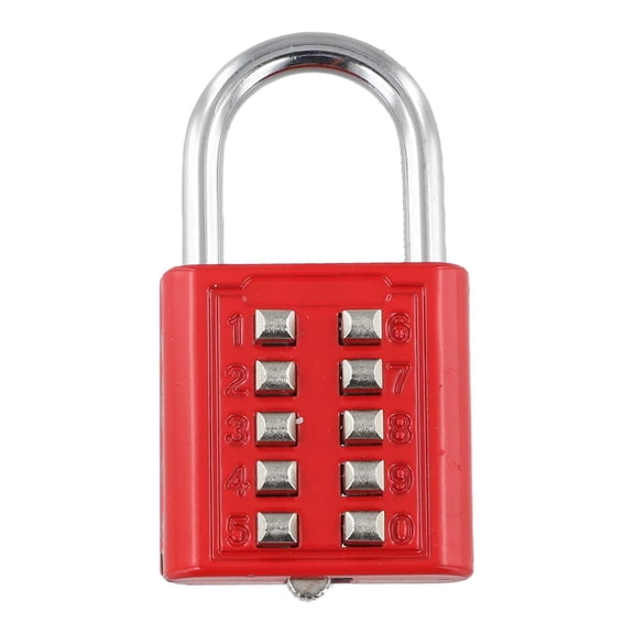 10-Digit Password Combination Padlock Zinc Alloy For Smart Password Lock