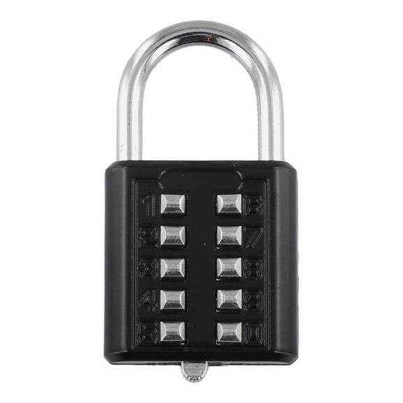 10-Digit Password Combination Padlock Zinc Alloy For Smart Password Lock