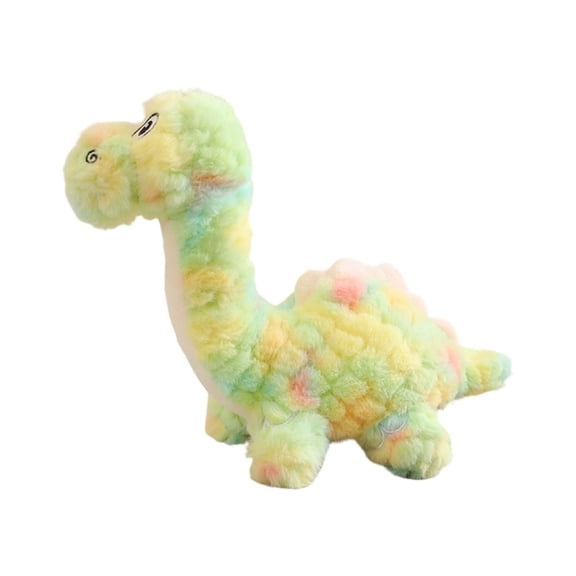 10" Dinosaur Stuffed Animal Plush Toys for Kids and Adults, Dopamine-themed color Dinosaur Plushies for Dino Themed Party Favors, Home Decor (Green)