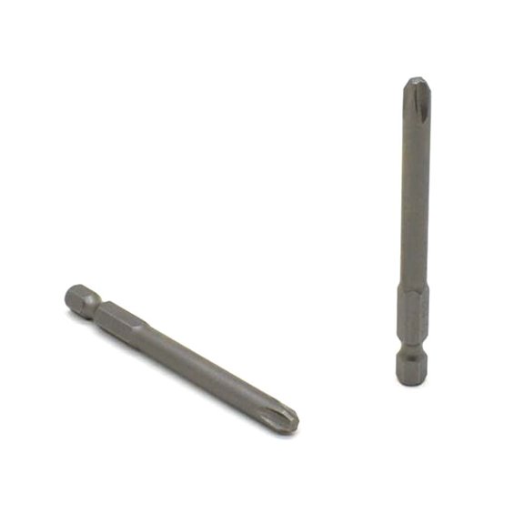 Superior Steel BP303D-10PK 3# Phillips Head Power Screwdriver Bits - 3 Inch Long - 6mm Dia - 10 Display Pack