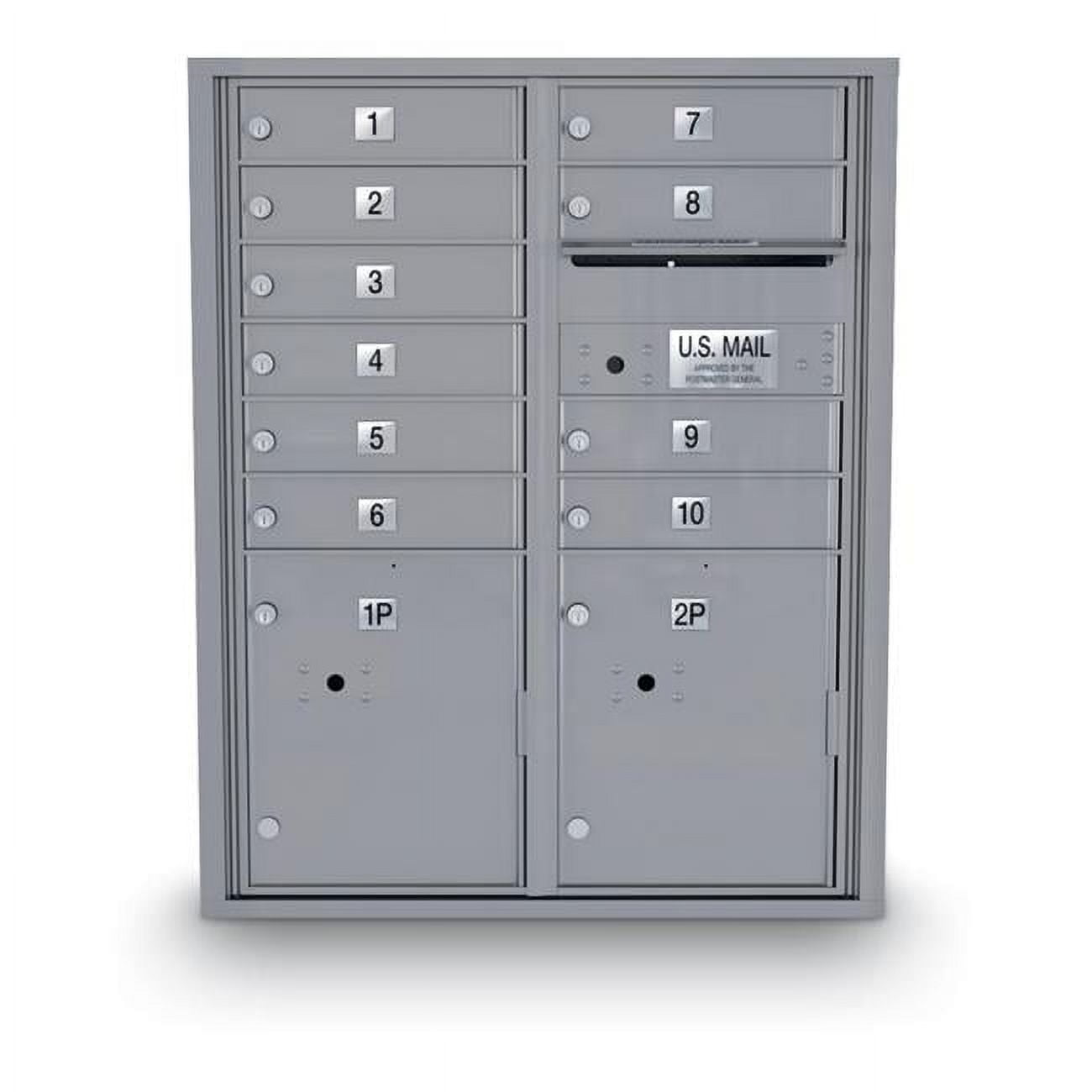 10-Door Standard 4C Mailbox with Parcel Door, 118 - Walmart.com