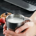 thumbnail image 1 of Under 10, Double Wall Insulated Stainless Steel Coffee Mug, Shatterproof BPA-Free Travel Mug, Dishwasher Safe Travel Cup for Hot and Cold Beverages Save Now | Stainless Steel, Silver, 1 of 3