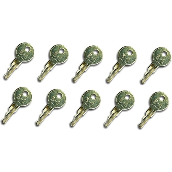 (10) EZGO Gas & Electric Golf Cart Replacement Ignition Keys (1982-Up) 17063-G1