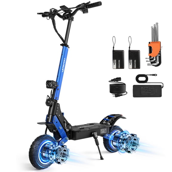 10" Electric Scooter for Adults with Seat, High Power 2400W Dual Motor,Max Speed 35MPH & Up to 35Miles,52V/18.2Ah Large Capacity Battery(USA Werahouse)