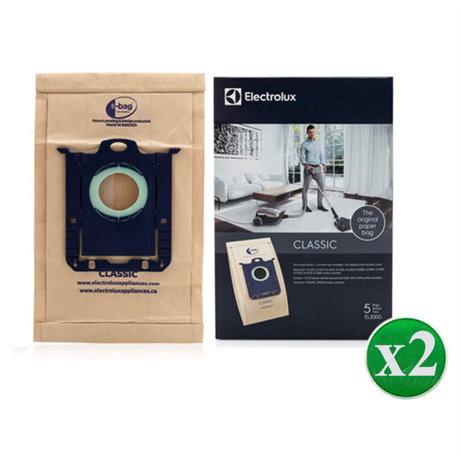 [10] Electrolux TypeS Classic Vacuum Bags Part No EL200F4, EL200G