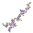thumbnail image 1 of Under $10 Embroidered Patch, Canvas Sew on Patch, Purple Embroidered Flower Applique Sew on Patch for Clothes Repair, Boho Floral Decoration for Jackets And Bags, 1 of 8