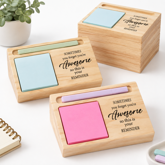10 Employee Appreciation Gifts Sticky Note Holder Awesome