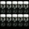 thumbnail image 1 of 10 Empty Plastic Pill Bottles Medicine Container Vitamin Capsule Drug Holder Cl, 1 of 4