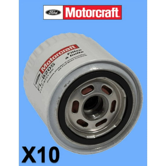 10 Engine Oil Filters Genuine FORD Motorcraft FL1820S Replace OEM# F1AZ6731BD