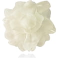 thumbnail image 1 of 10" Exaggerated Big Rose Flower Brooches and Pins for Women Dainty Large Organza Satin Fabric Floral Brooch Pin Lightweight Fashion Collar Dress Accessories Jewelry for Prom Masquerade Banquet, 1 of 12