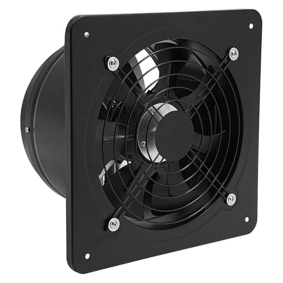 10'' Explosion Proof Exhaust Fan, 100W 741CFM Industrial Axial Flow Fan Utility Blower Ventilator Extractor Factory Extraction Ventilation for Garage Shops Kitchen, 2600RPM