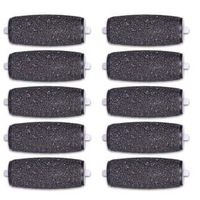 10 Extra Coarse Replacement Roller Refill Heads Compatible with Amope Perfect Electronic Foot File with Diamond Crystals