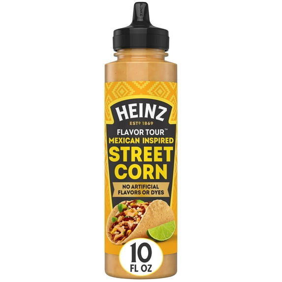 Heinz Flavor Tour Mexican Inspired Street Corn Sauce, 10 fl oz Bottle