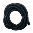 thumbnail image 1 of 10 FT 3/8" INCH BLACK SPLIT LOOM WIRE HOSE COVER POLY TUBE TUBING 8 GAUGE, 1 of 4