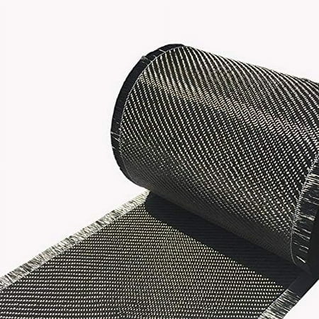 10 FT x 12" - Carbon Fiber FABRIC-2x2 Twill WEAVE-12K/400g