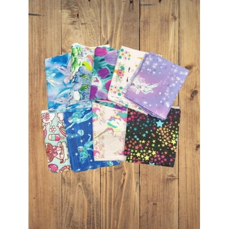 10 Fat Quarters - Assorted Fantasy Fat Quarter Bundle