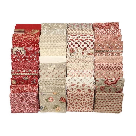Field's Fabrics, 10 Quilting Cotton Bundles, Assorted Moda French ...