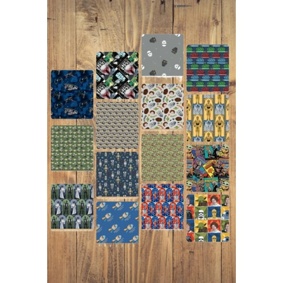 10 Fat Quarters - Assorted Star Wars Fat Quarter Bundle