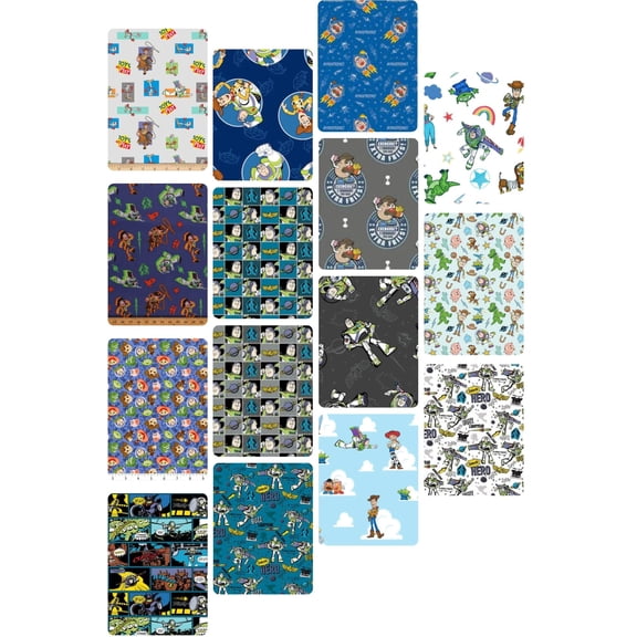 10 Fat Quarters - Assorted Woody and Friends Fat Quarter Bundle