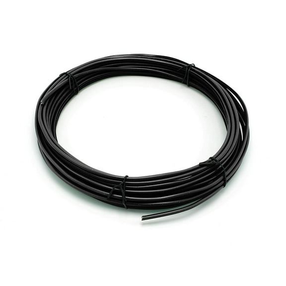 10 Feet (3 Meter) - Insulated Solid Copper THHN / THWN Wire - 12 AWG, Wire is Made in the USA, Residential, Commerical, Industrial, Grounding, Electrical rated for 600 Volts - In Black