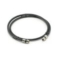 thumbnail image 1 of 10' Feet, Black RG6 Coaxial Cable (Coax Cable) with Weather Proof Connectors, F81 / RF, Digital Coax - AV, Cable TV, Antenna, and Satellite, CL2 Rated, 10 Foot, 1 of 9