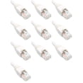 thumbnail image 1 of 10 Feet Cat6 Ethernet Network Patch Cables White RJ45 m/m (10 Pack), 1 of 1