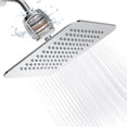 thumbnail image 1 of VXV 10" Filtered Rainfall Shower Head, 20 Stages Shower Filter, High Pressure Filtered Shower Head for Hard Water, Powerful Shower Head with Filters, Chrome, 1 of 6
