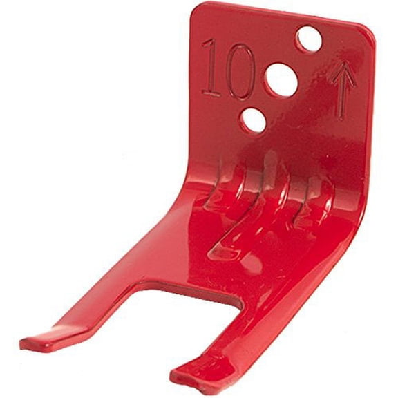 10- Fire Extinguisher Bracket, Fork Style, Wall Hook, Mount, Hanger for 5 to 13 Lb.Universal For Extinguishers with Valve Body Slots