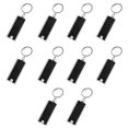 thumbnail image 1 of 10 Flashlight Keychains Pack - Rectangle, Plastic - Black, 1 of 5