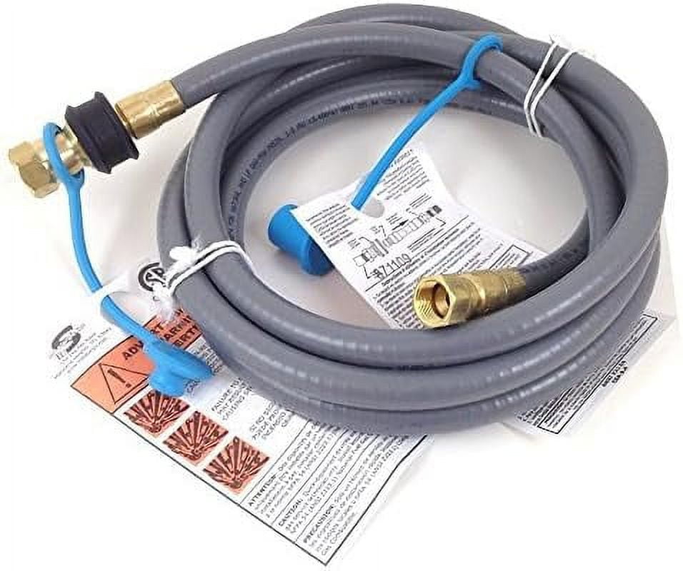 10 Foot 3/8 Inch Natural Gas Hose Kit With 3/8 Quick Disconnect Fitting