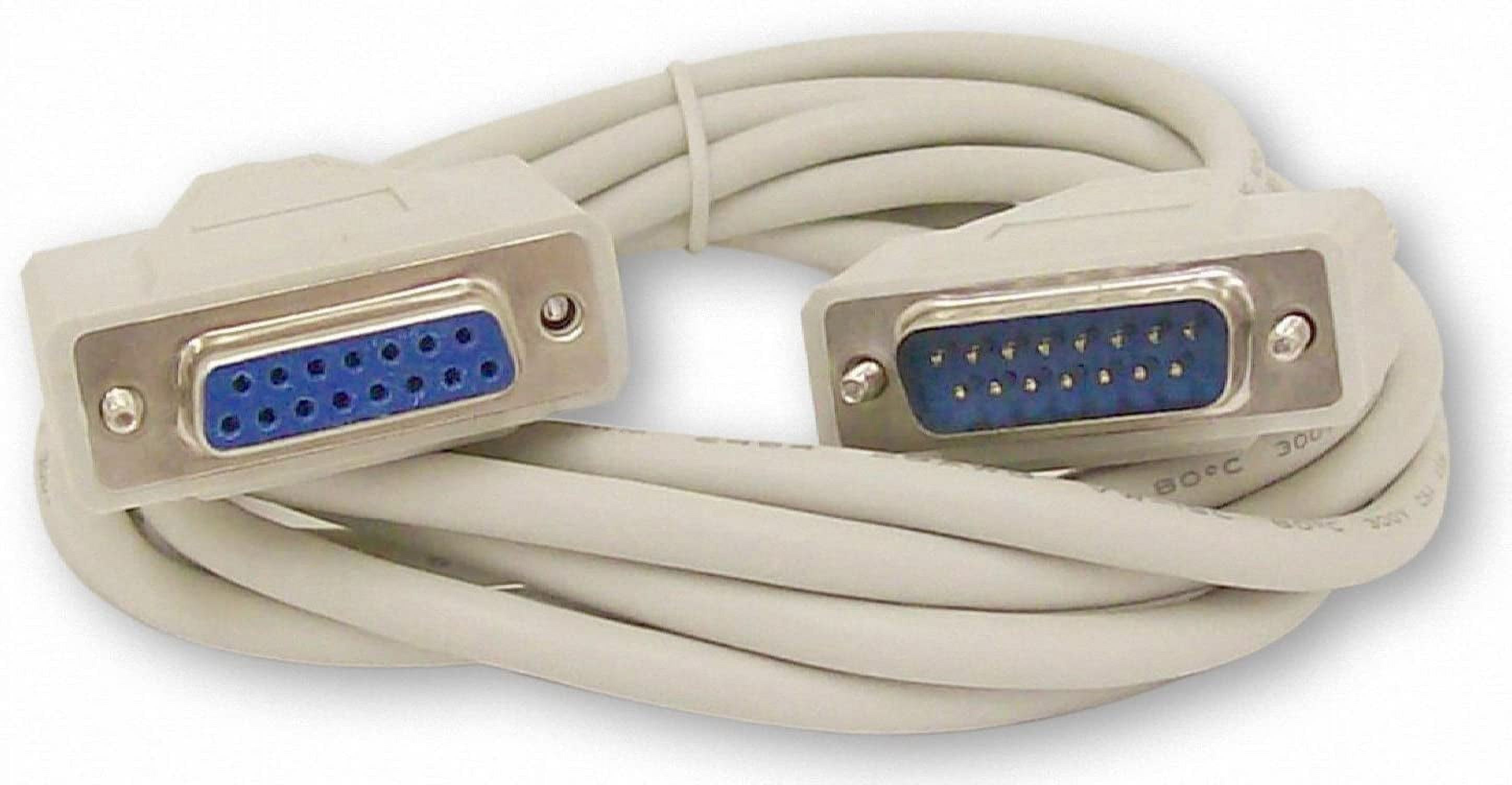 10 Foot DB15 15 Pin Serial Extension Cable Male/Female RS23210 foot