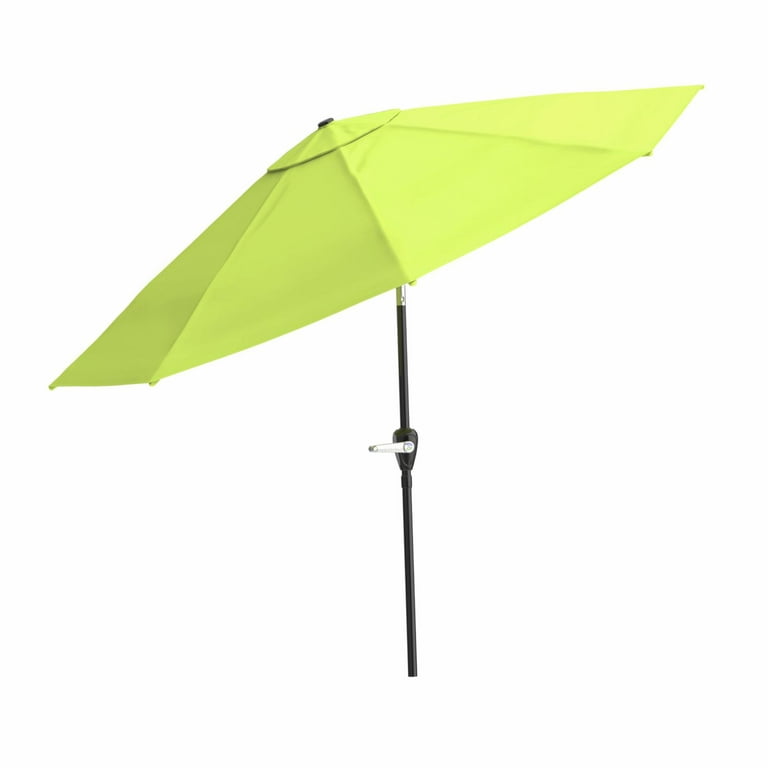 10 Patio Umbrella with Auto Tilt, Lime Green - Walmart.com