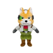10" Fox McCloud Star Cute Fox Stuffed Animal Plush Toy, Soft Space Pilot Fox Character Plushie, Collectible Gaming Plush Decor for Game Fans & Hobby Gift Giving