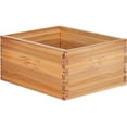 thumbnail image 1 of 10 Frame Deep Brood Beehive Board Unassembled Bee Box Wax Coated Bee Hives Body Comes with PACK of Screws(No Frames or Foundations), 1 of 5
