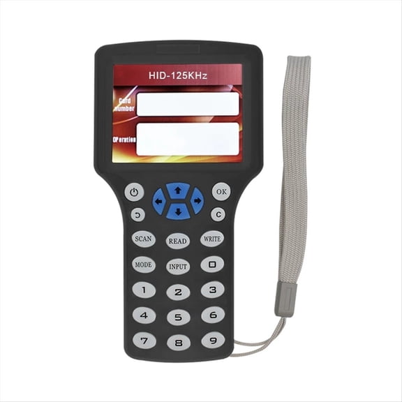 10 Frequency RFID NFC Smart Card Reader Writer Duplicator+5XCUID Card/Keychain 125K 13.56MHz RFID Copier Key Replicator