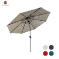 thumbnail image 1 of Mondawe 10 Ft 3 Tier Patio Umbrella, Outdoor Umbrella Double Vented, Market Table Tilt Umbrella with Crank, Outdoor Aluminum Umbrella for Market, 1 of 9