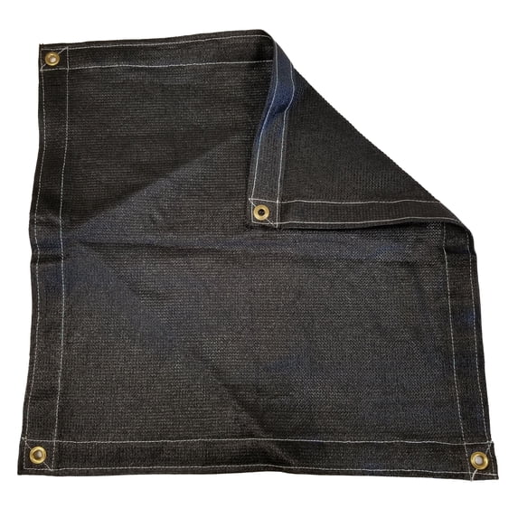 10 Ft. x 10 Ft. Black Windscreen Privacy Shade Mesh Tarp
