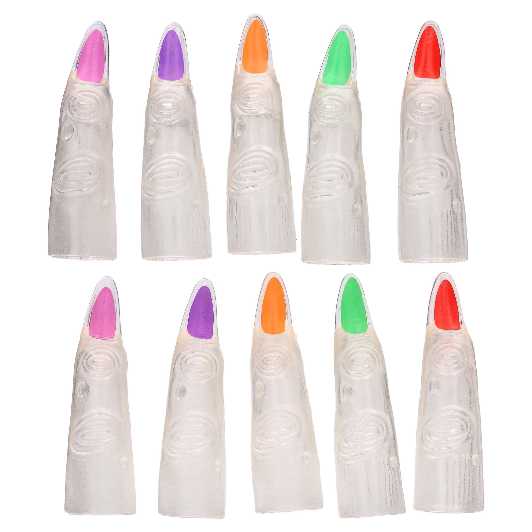 Glow-in-the-Dark Fingers Party Favors, Multicolor, 10 Count, Halloween by Way To Celebrate