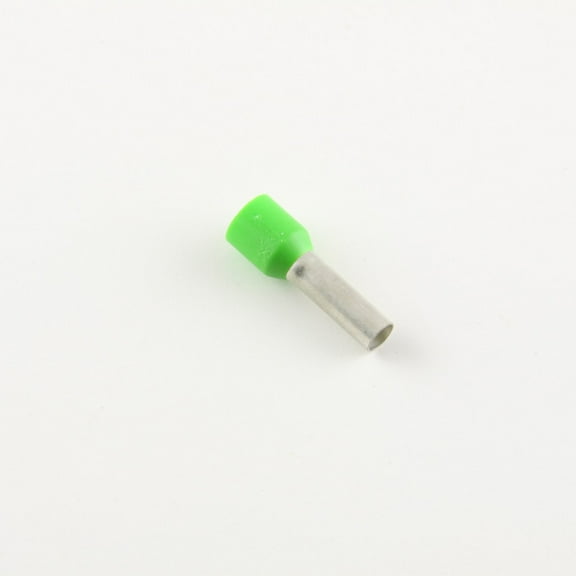 10 Ga. Green Insulated Ferrules, 0.47" Pin Lg. - (pack of 100)