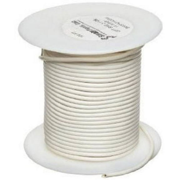 10 Ga. White General Purpose Wire (GPT) - (25 feet)