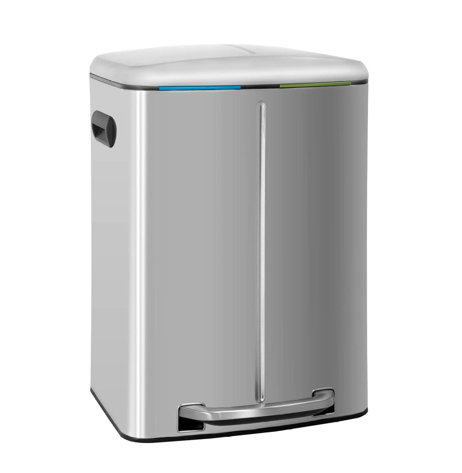 10 Gallon(40L) Trash Can, Fingerprint Proof Stainless Steel Kitchen