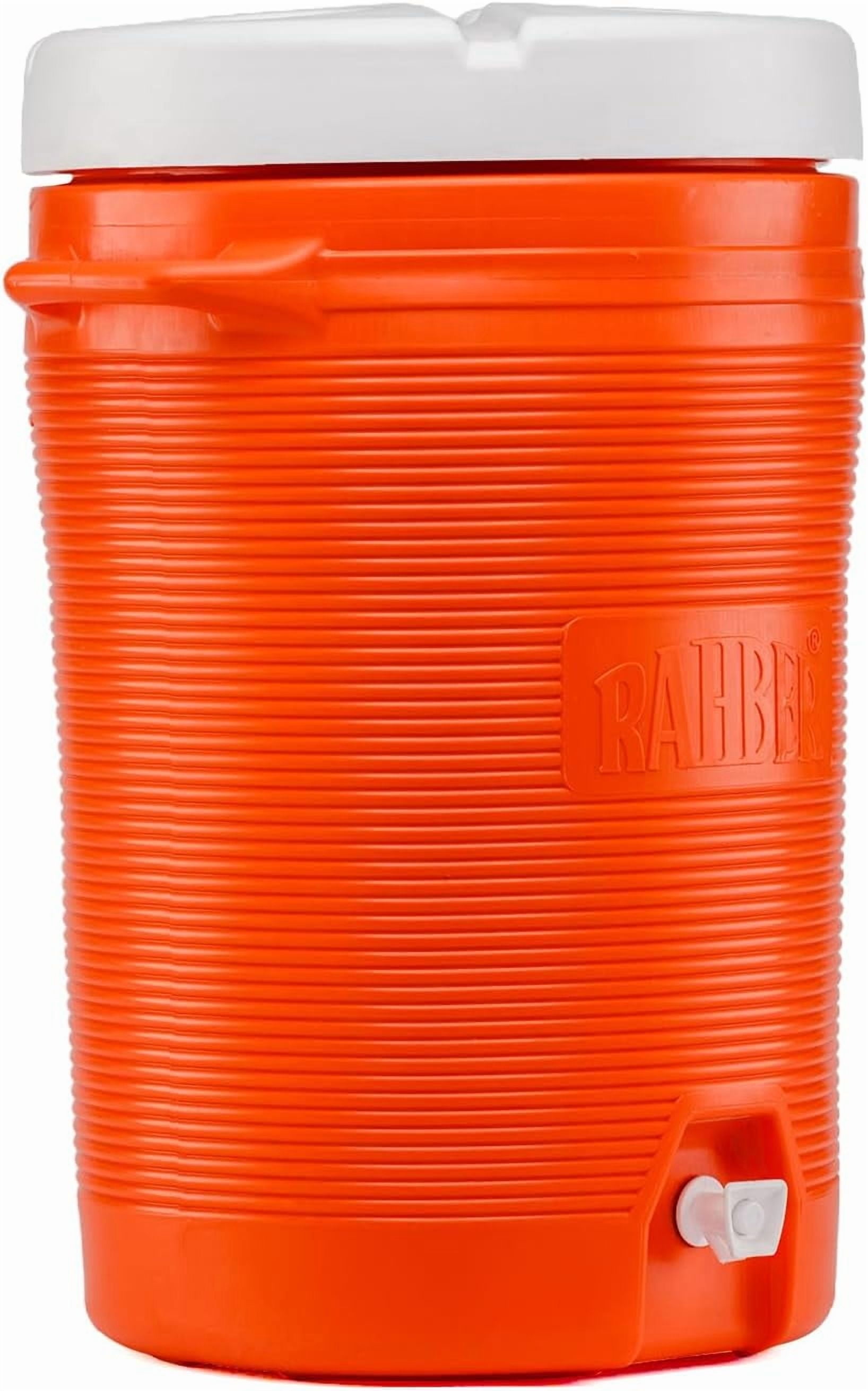 10 Gallon Beverage Dispenser, Insulated Sports Water Cooler Jug with Spout with Fixed Side Handles, Durable for Camping & Outdoor
