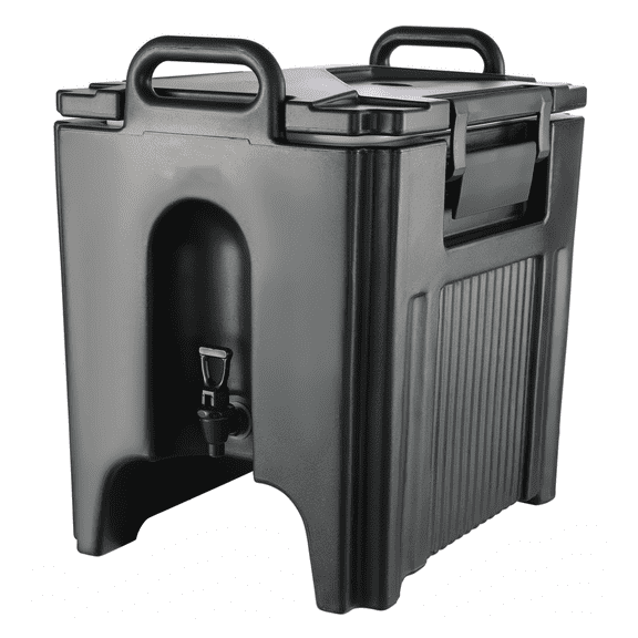 10 Gallon Beverage Dispenser, Insulated Thermal Drink Server - Hot & Cold LL9450UP - Restaurant Drink Shop - 1.18in PU Layer - Two-Stage Faucet