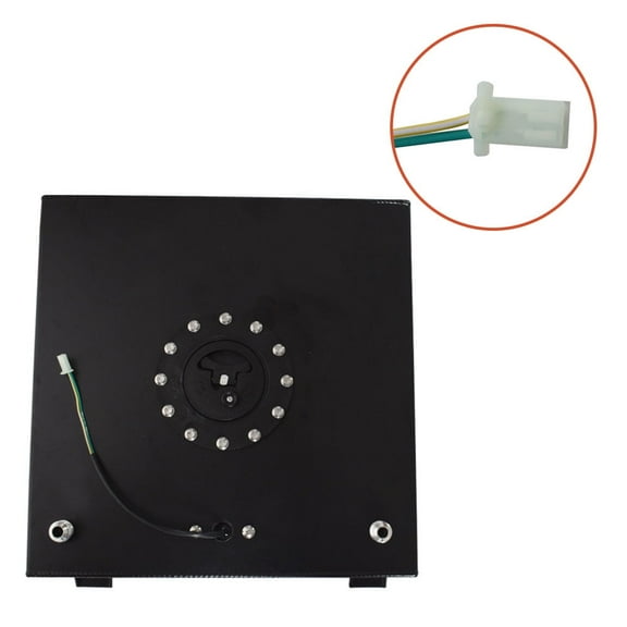 10 Gallon Black Coat Aluminum Fuel Cell Gas Tank with Level Sender